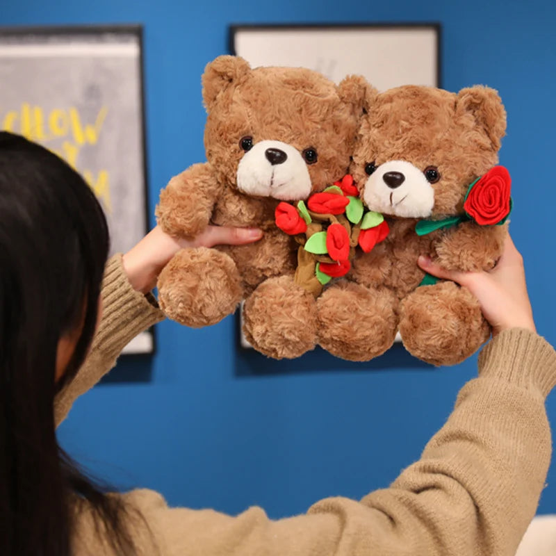 Teddy Bear Surprise Bouquet